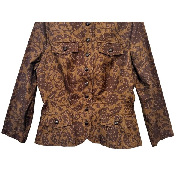 Peruvian Connection Floral Paisley Blazer - Picture 5 of 12